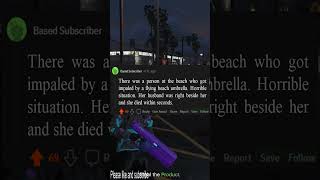 People who knew someone who died in a freak accident, what happenedshort