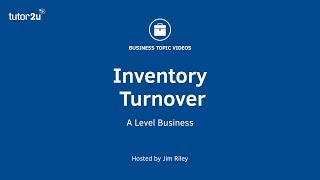 Ratio Analysis: Inventory (Stock) Turnover