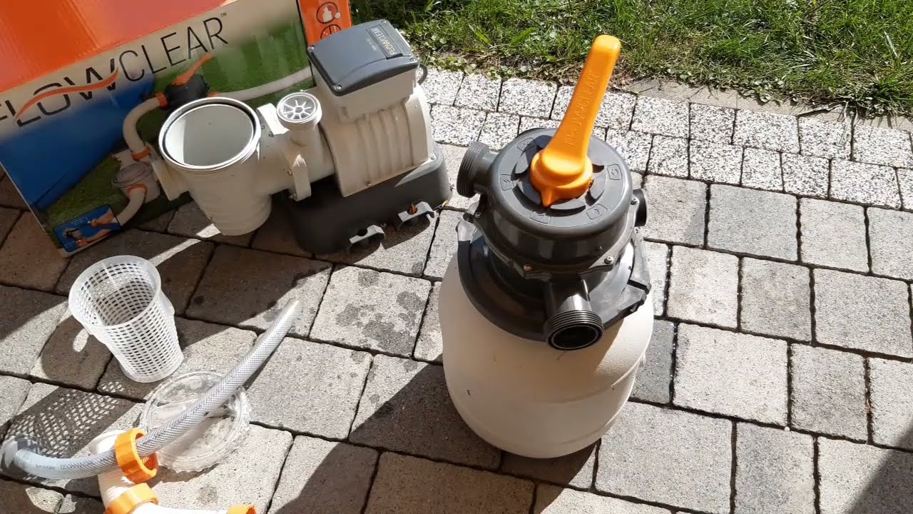 Filtr piaskowy, koniec sezonu basenowego, co z piaskiem