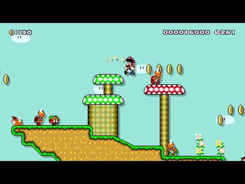Mushroom March by Iggy1922 - Super Mario Maker 2 - No Commentary 1bz