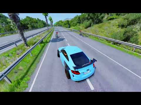 Cars VS  Bollard Chain - BeamNG drive | CRAZY VS