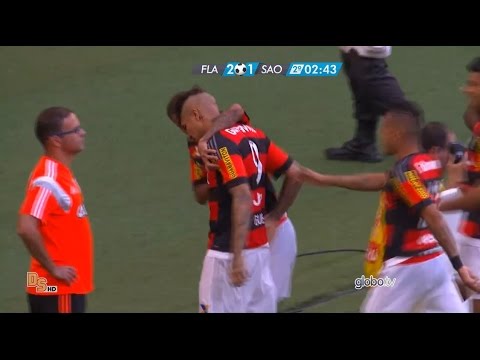 Gols Flamengo 2 x 1 São Paulo - Brasileirão 2015
