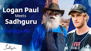 Logan Paul & Team Maverick Interview Sadhguru video