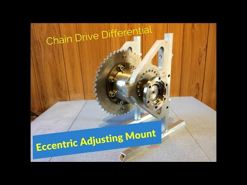 Eccentric Adjusting Mount for Chain Drive Differential