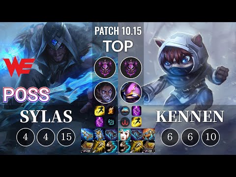 WE Poss Sylas vs Kennen Top - KR Patch 10.15