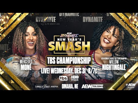 (1080p60) Mercedes Moné vs Willow Nightingale - AEW Dynamite [New Year's Smash]