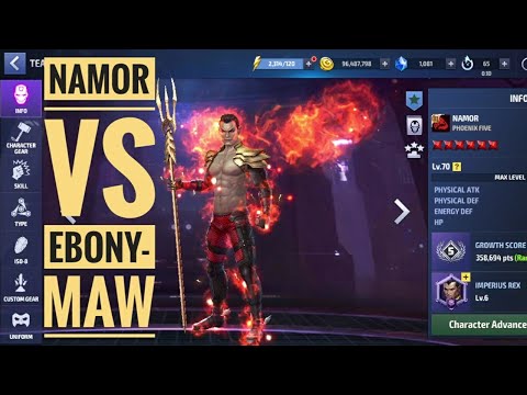 NAMOR vs Ebony Maw / WBU lvl 59