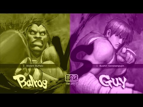WOZ-Rudy(Balrog) VS Shinvaca(Guy) SSF4 AE 2012 PSN