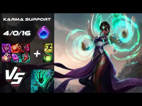 SUPPORT Karma vs Thresh - EU Grandmaster Patch 25.20