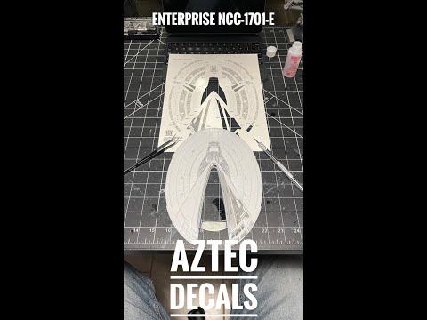 USS ENTERPRISE NCC-1701-E AZTEC DECALS