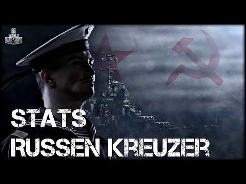 WoWs #44 - Russen Kreuzer STATS - [Sovietkreuzer] | [Deu] [1080p] [60fps]
