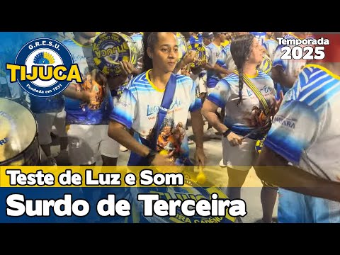 Unidos da Tijuca 2025 | Surdo de Terceira  - Ensaio Técnico |  Samba ao vivo #ET25