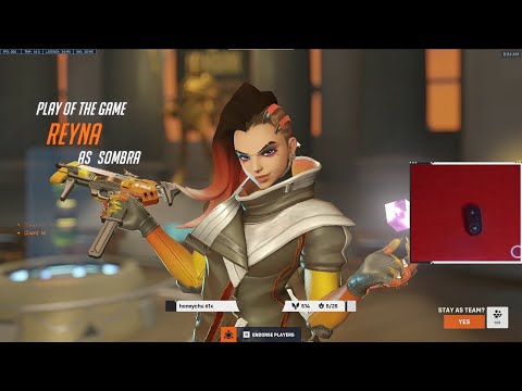 POTG! GALE INSANE SOMBRA + BASTION + WIDOWMAKER OVERWATCH 2 SEASON 4 TOP 500 GAMEPLAY