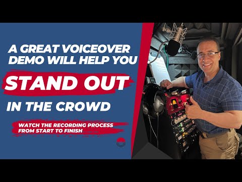 Voice Over Demo Recording Process - Start To Finish with Donald James