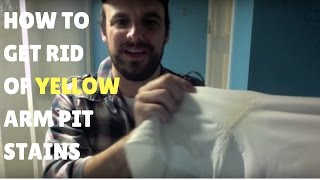 How to Get Rid of Yellow Armpit Stains