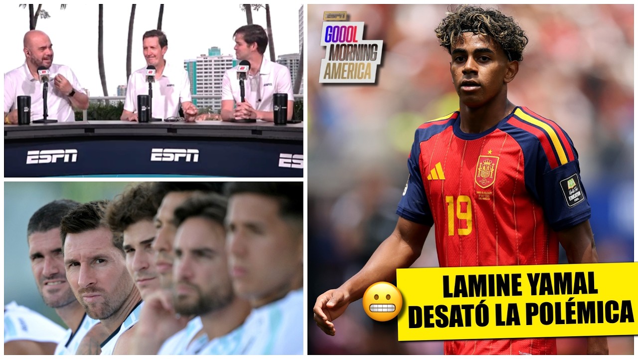 LAMINE YAMAL calentó el ESPAÑA vs FRANCIA y se olvidó de ARGENTINA y MESSI | Goool Morning