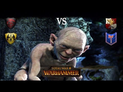 Total War: Warhammer Gollumcast: Vampire Counts + Mousillon vs. Clan Angrund + Empire