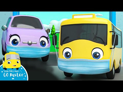 |Buster Gets Sick - Wash Your Hands  Best Baby Songs | Kids Cartoon | Nursery Rhymes | Go Buster