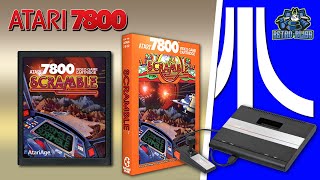 SCRAMBLE for the ATARI 7800 - A Homebrew Game Review!