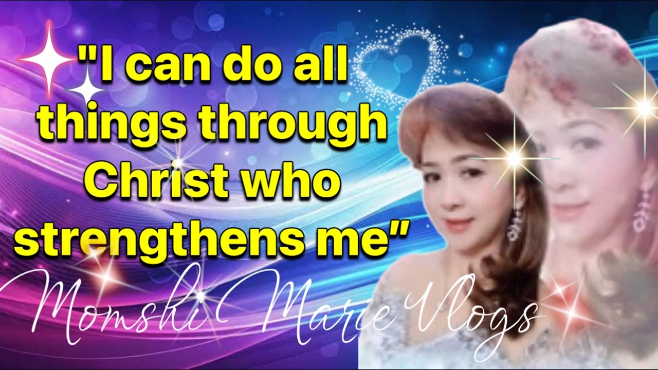 I CAN DO ALL THINGS THROUGH CHRIST WHO STRENGTHENS ME