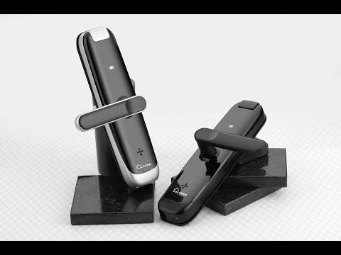 LAVNA Hotel Door lock with RFID Card & Manual Key Access for Hotel LH400 Black