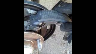 2000 Ford Contour drum brakes