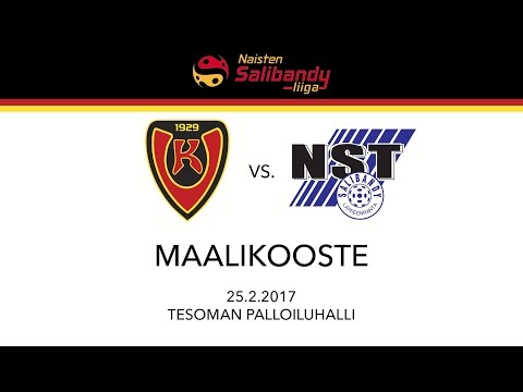 Naisten Liiga: Koovee-NST, 25.2.2017, Maalikooste