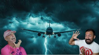 Lightning strikes our plane during cave diving trip