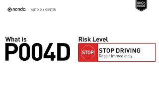 Interpretación dtc p004d