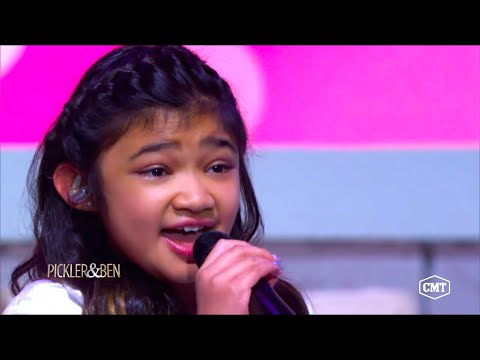 Angelica Hale, 10 - Interviewed and sings Rise Up (Andra Day) - Pickler & Ben - October 20, 2017