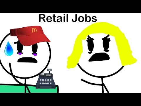 The Pain Of Working A Retail Job...