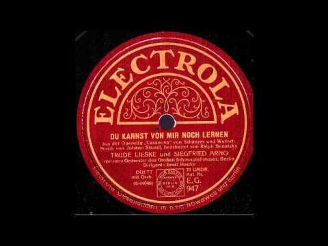 Du kannst von mir noch lernen / Trude Lieske & Siegfried Arno