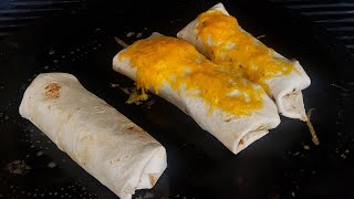 BBQ Pulled Pork Burrito on the Big Green Egg