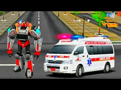 Rescue Robot Ambulance Doctor Robot Transformation Game 2020 #5 And Gameplay Android