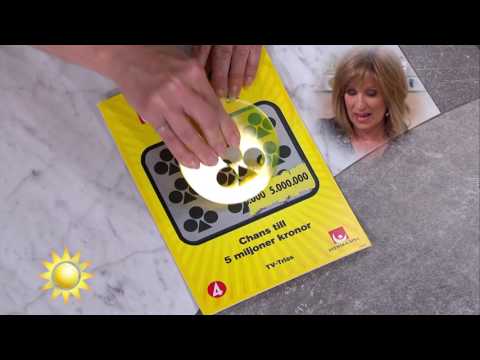 Nervösa trisskraparen får lön för mödan! - Nyhetsmorgon (TV4)