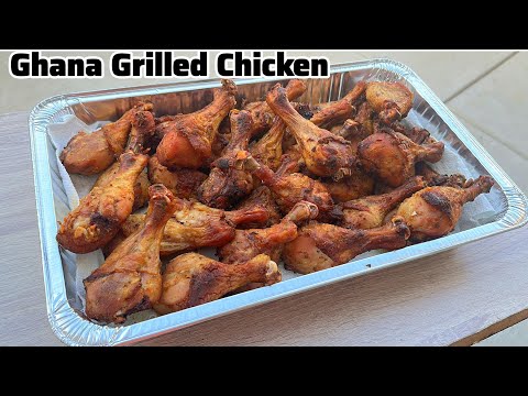 Ghana grilled chicken recipe