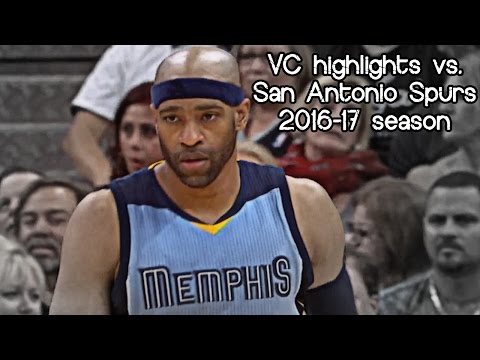 Vince Carter 8 pts, 2 ast & 2 reb @ Spurs (NBA RS 2016/2017) - 04.04.2017 (Grizzlies Feed)