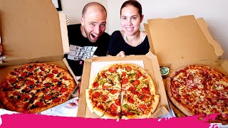 PIZZA HUT vs DOMINO’S vs PAPA JOHN’S - Pizza Delivery Taste Test | Miami, FL