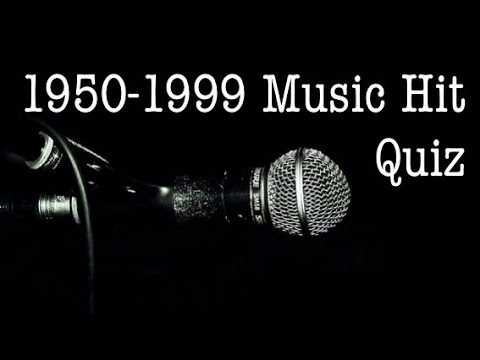 1950 to 1999 Music Hit Quiz