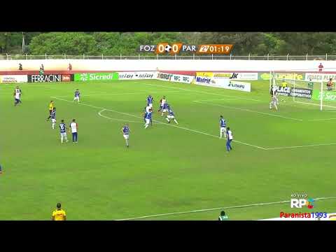Paraná Clube X Foz do Iguaçu PR 18/03/2018