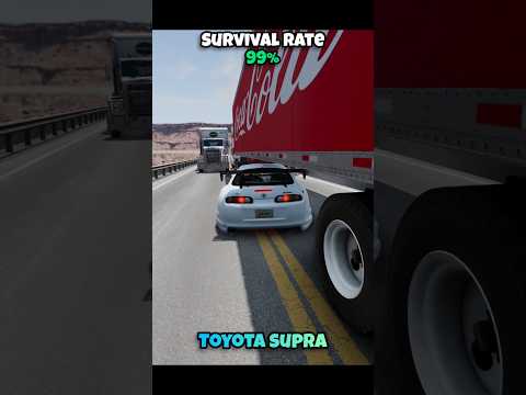 Chance of survival with different vehicles #beamng #beamngdrive #game #gaming #satisfying #car #cars