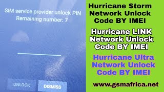 Hurricane Storm  LINK ULTRA NETWORK UNLOCK CODE BY IMEI