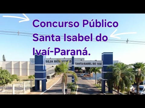 Concurso Prefeitura Santa Isabel do Ivai - PR
