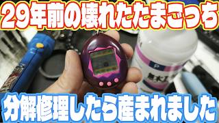 29年前の壊れたたまごっちを分解修理。蘇るのか、それとも完全に壊してしまうのか…