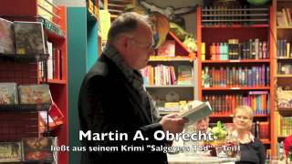 preview picture of video 'Martin A. Obrecht - Autorenlesung - Salgeyers Tod - Teil 1 vom Krimi aus Zürich, Schweiz'