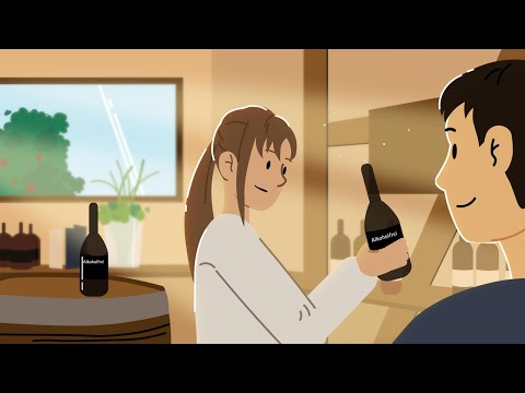 Erklärvideo ▷ Das Verfahren der alkoholfreien Weinherstellung in Flat Motion erklärt | FIUMU