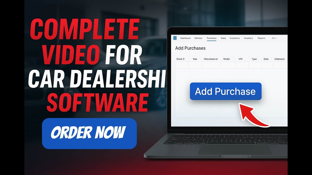 Complete Car Dealership Management Software