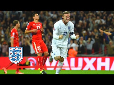 Rooney breaks the England goalscoring record - England 2-0 Switzerland | Goals & Highlights