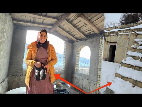 A hopeful gift: A nomadic lady's warm shoes in the cold winter