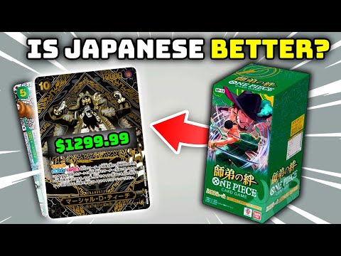 Japanese V.S English OP-12 - Which Is Better? (One Piece TCG: Legacy Of The Master)